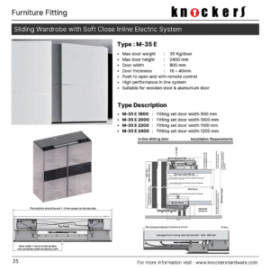 Sliding Wardrobe with Soft Close Inline Electric System