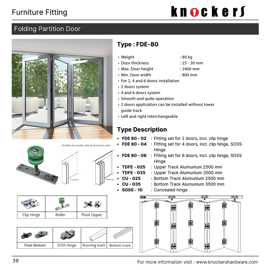 Folding Partition Door