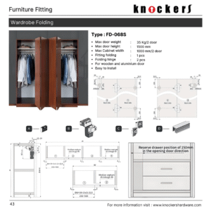 Wardrobe Folding (Type: FD-068S)