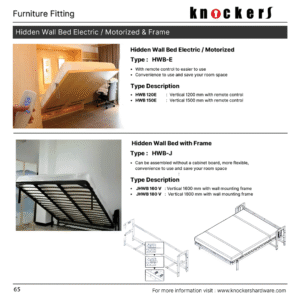 Hidden Wall Bed (Seri HWB)