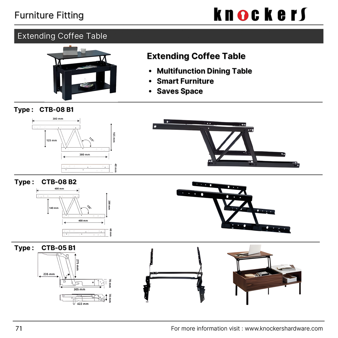 Extending Coffee Table