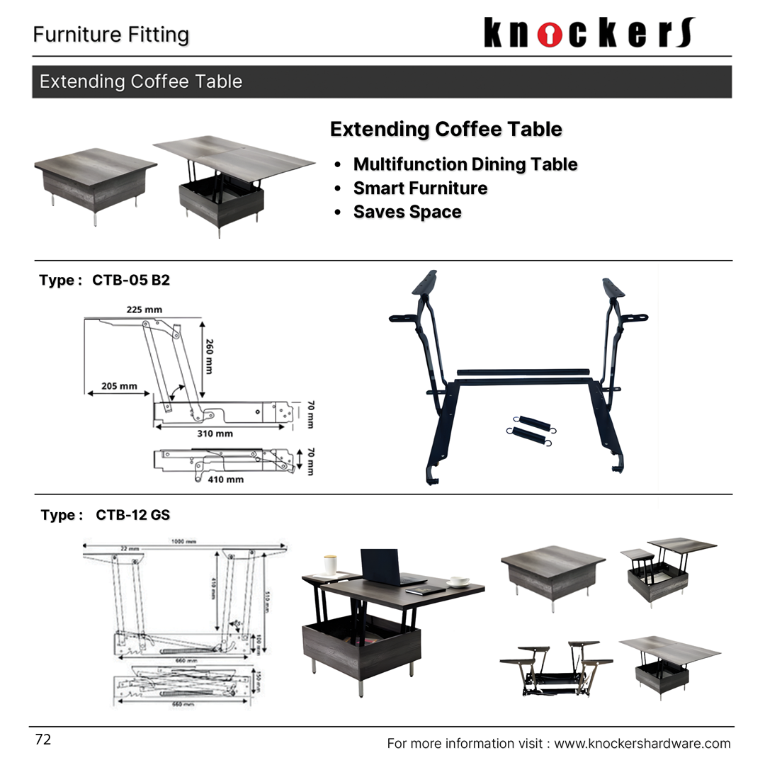 Extending Coffee Table