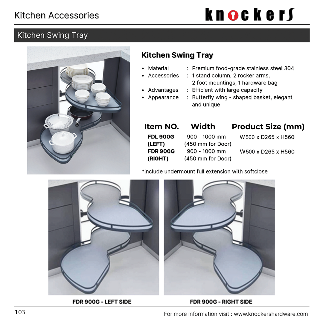 Kitchen Swing Tray