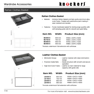 Rattan Clothes Basket