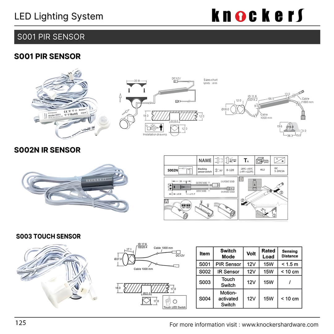 S001 PIR SENSOR (Passive Infrared)