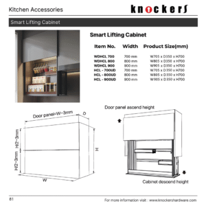 Smart Lifting Cabinet