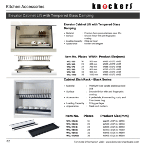 Elevator Cabinet Lift with Tempered Glass Damping