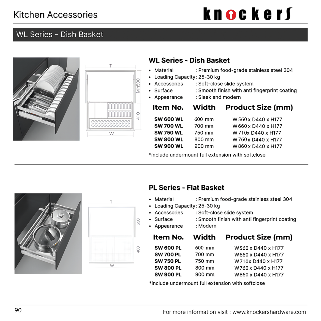 WL Series – Dish Basket