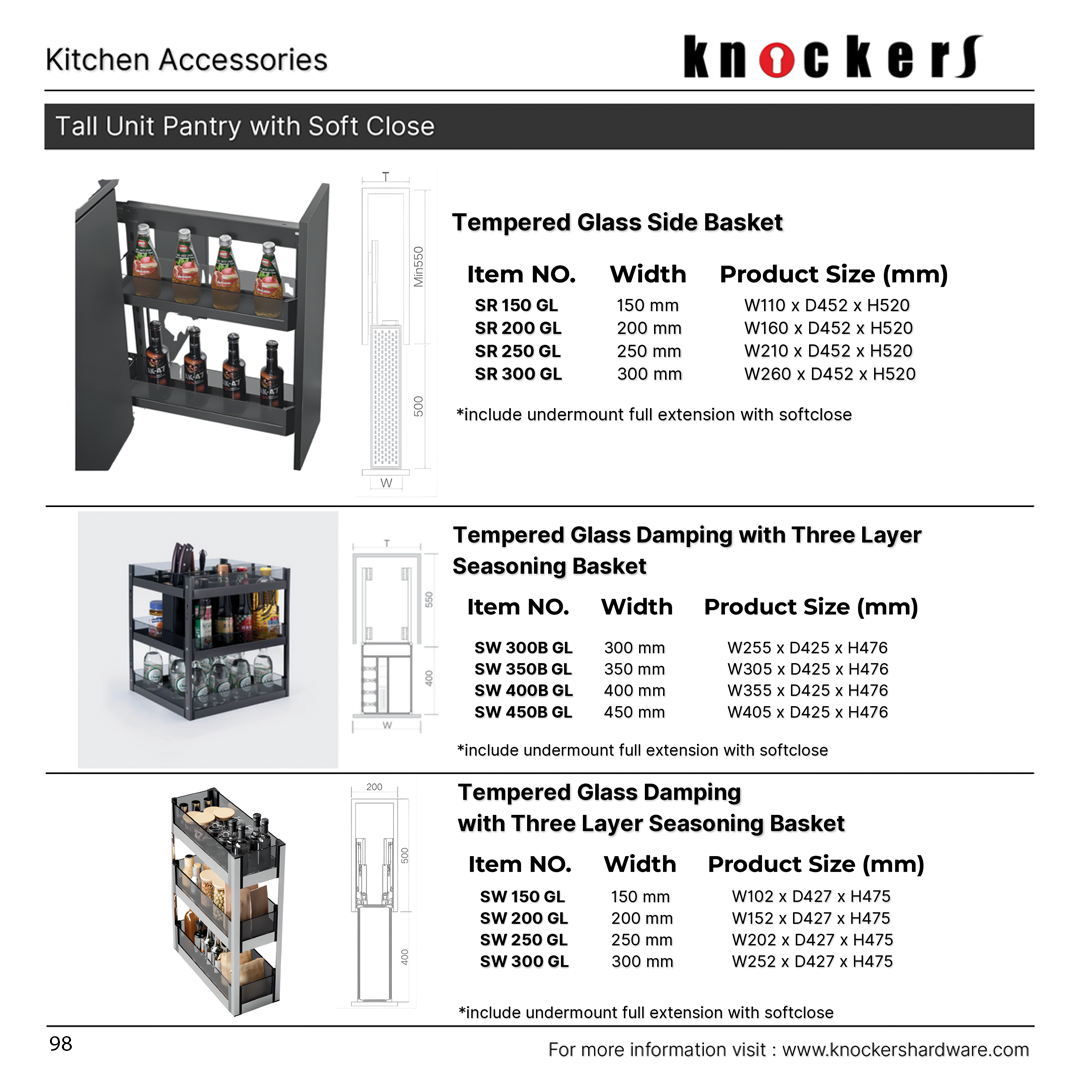 Tall Unit Pantry with Soft Close