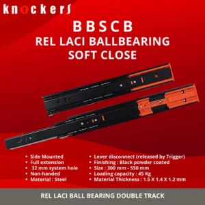 Knockers Ball Bearing Double Track Soft Closing BBSCB