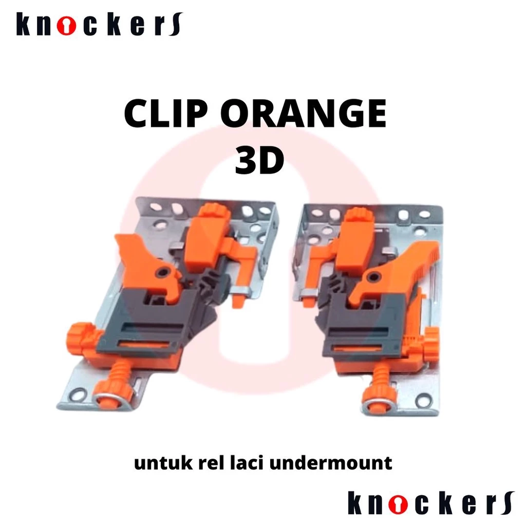 Knockers Clip Orange Rel Laci Undermount - Gambar 4