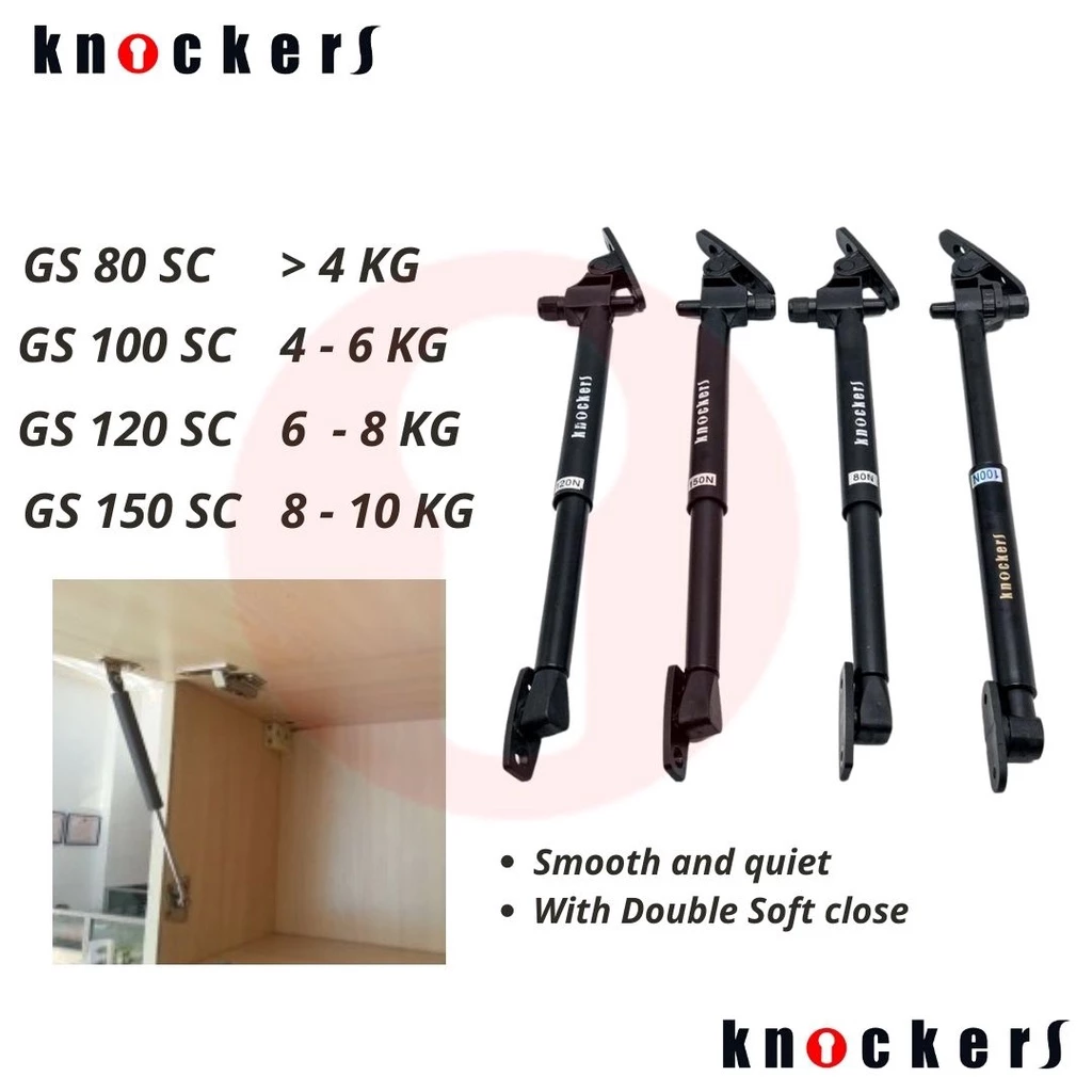 Knockers Gas Spring with Double Soft Close GS