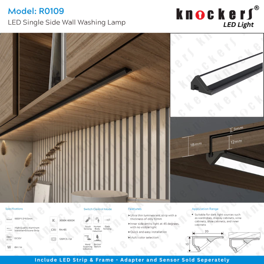 LED LIGHT SERIES / RO 109 / KNOCKERS HARDWARE
