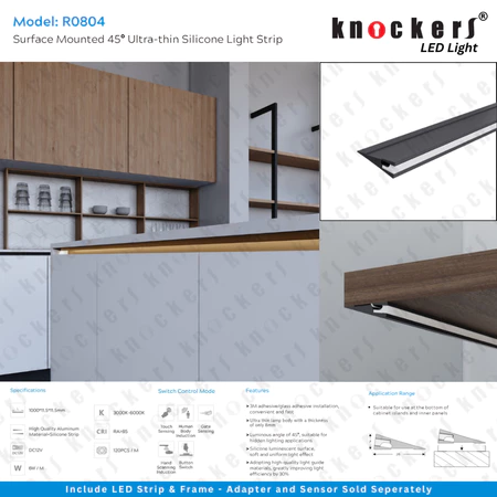 LED LIGHT SERIES / RO 804 / KNOCKERS HARDWARE