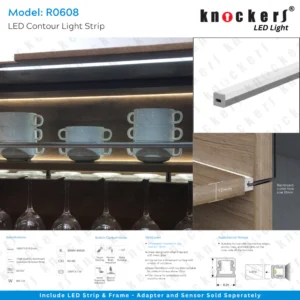 LED LIGHT SERIES / RO 608 / KNOCKERS HARDWARE