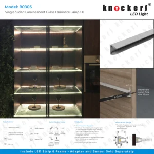 LED LIGHT SERIES / RO 305 / KNOCKERS HARDWARE