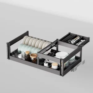SW-D-AL / DRAWER BASKET ALMUNIUM DAMPING TWO LAYER
